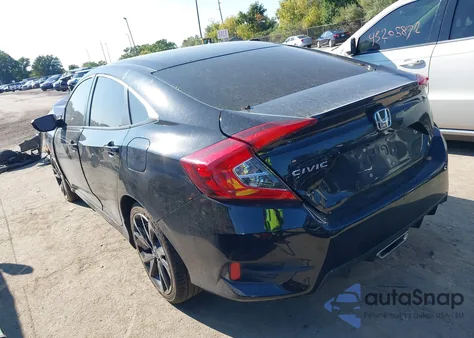 2020 Honda Civic Sport из США, поврежденный, VIN 2HGFC2F87LH533250